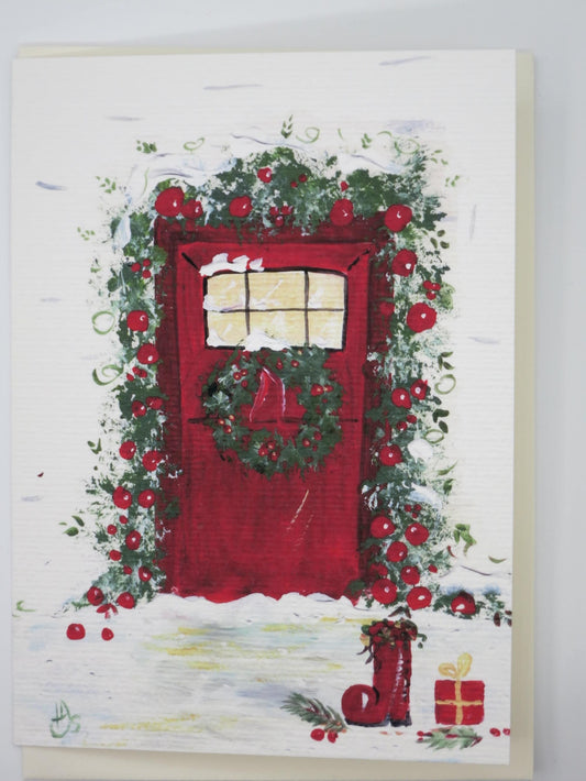 Warten auf den Nikolaus  - Weihnachskarte mit Umschlag  Art.Nr PKWei6