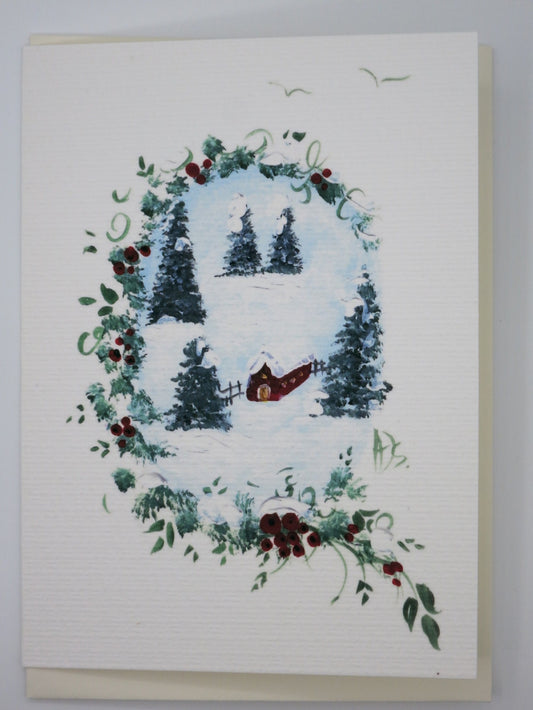 Weihnachten im Stall  - Weihnachskarte mit Umschlag - Doppelkarte- Art. Nr.PKWei5