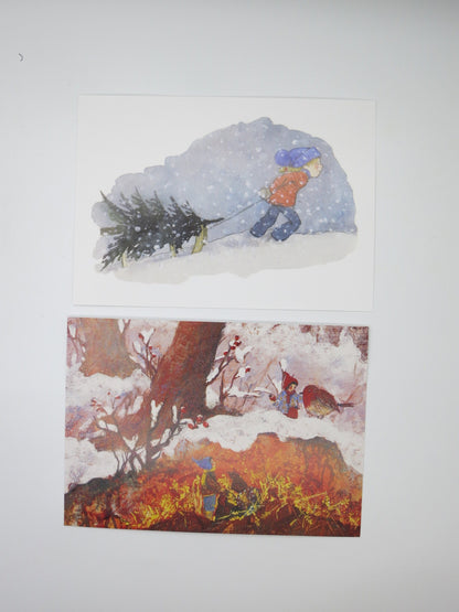 Kartenset Weihnacht - 16 Postkarten Art.PKS7