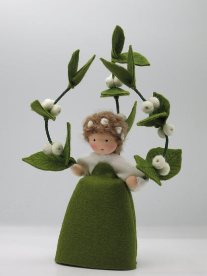 Schneebeere - handgerfertigte Blumenkinder für den Jahreszeitentisch - Art. HE57