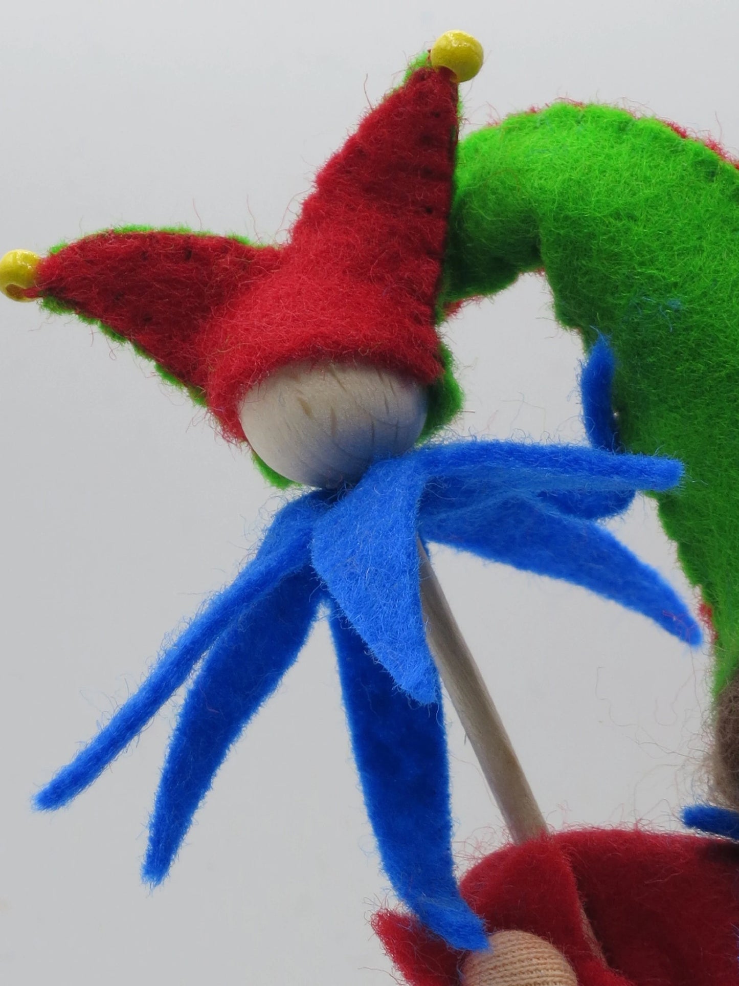 Harlekin - Narr - Fasching - Blumenkind für den Jahreszeitentisch - Art. FR42