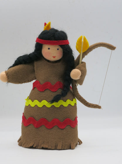 Indianermädchen - Jahreszeitentisch - Karneval - Art. FR71