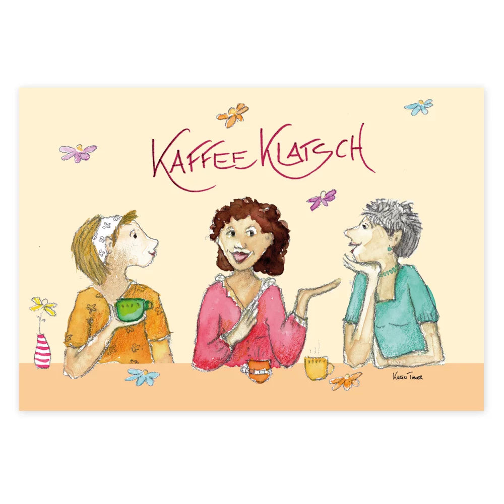 Kaffeeklatsch - Postkarte  - Art.Nr. PKGR116