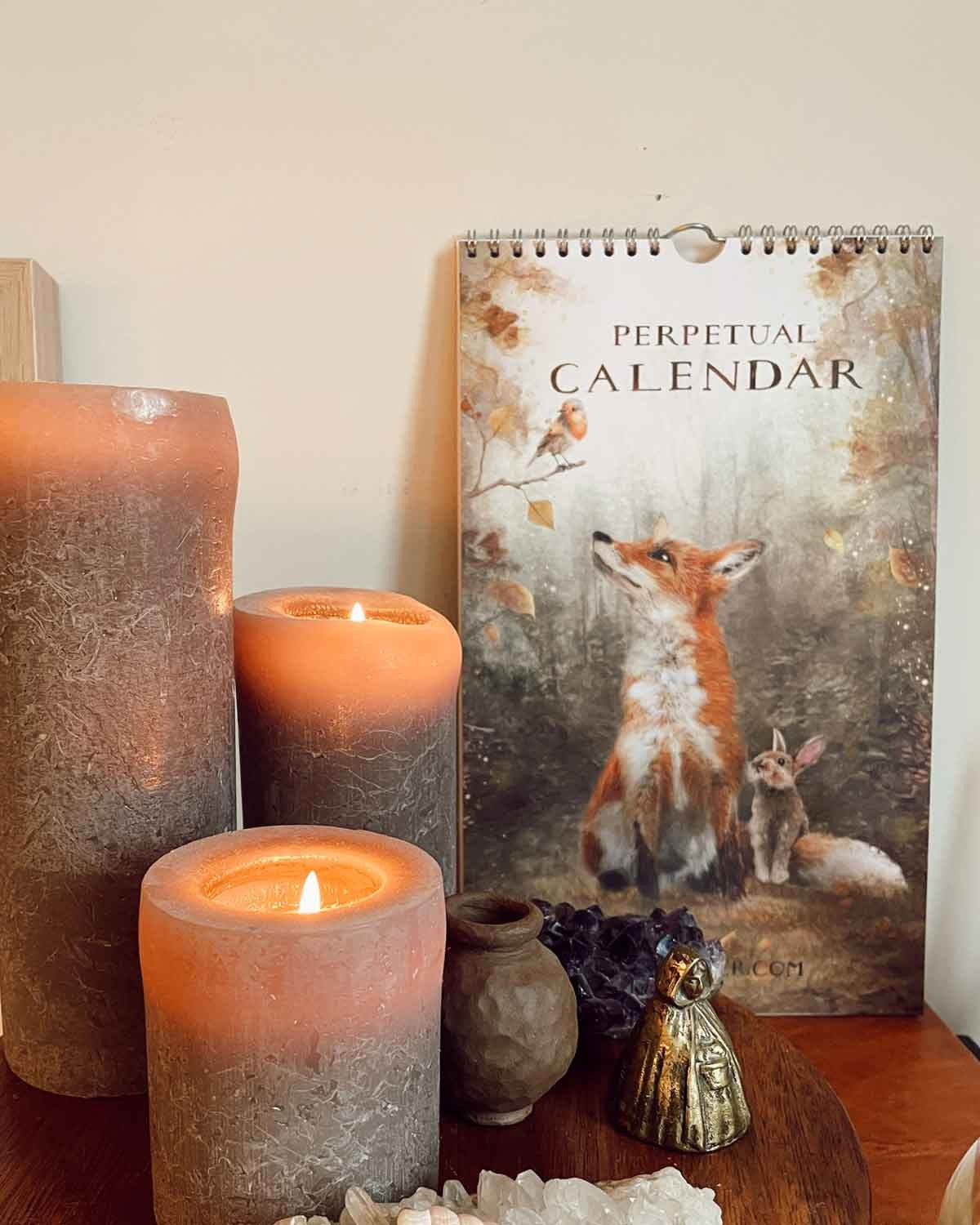 Ewiger Kalender Fuchs Hirsch Hase Wichtel IE1
Von Iris Esther