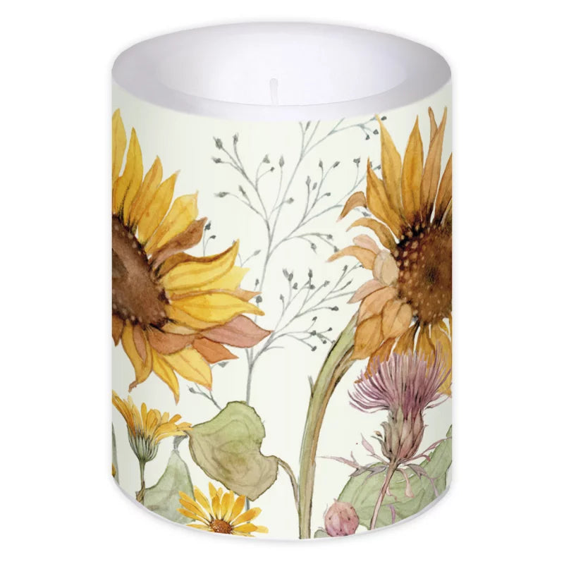Kleine Kerze Sonnenblume KE3 von Sophia Drescher
