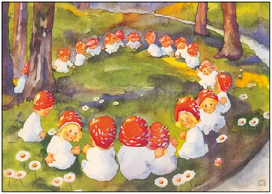 Pilzkreis  - Postkarte - Waldorf Art.Nr.PKHE174