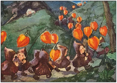 Laternenumzug  - Postkarte - Waldorf Art.Nr.PKHE175