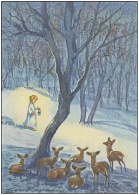 Kind mit Laterne - Postkarte  - Waldorf Art.Nr.PKWI296
