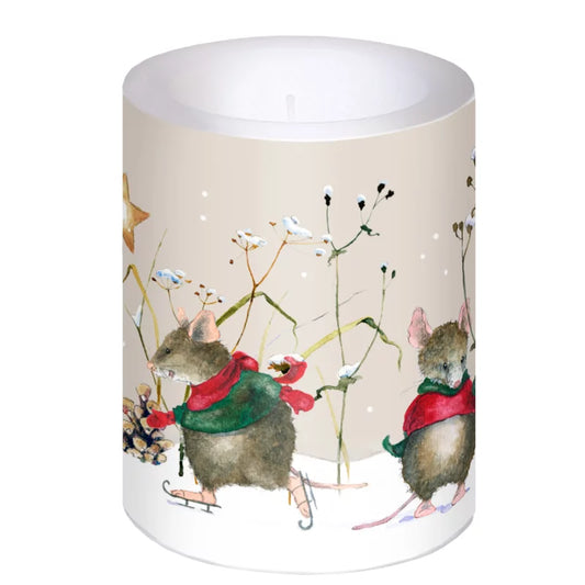 Kleine Kerze Lustige Winterfreunde Art.Nr.KE4