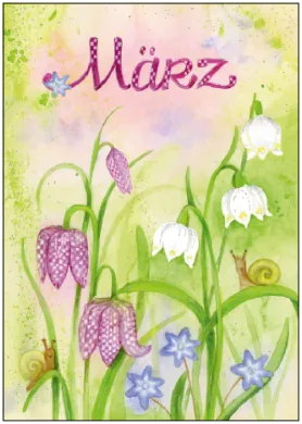 März - Monatspostkarte - Waldorf  Art.Nr.PKFR141