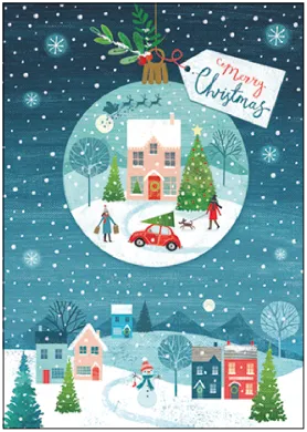 Merry Christmas - Postkarte - Art.Nr PKWei109