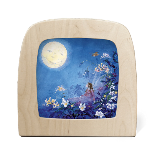 Kleine Fee kann nicht Schlafen, Mond - Motiv für die Toverlux Lampe - MO21
