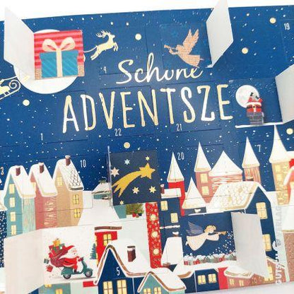 Nahansicht der Karte Stern und Geschenk
