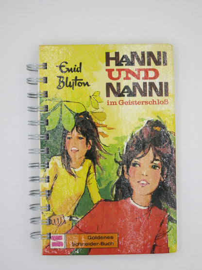 Notizbuch aus altem Kinderbuch NB1 als Upcycling Journal