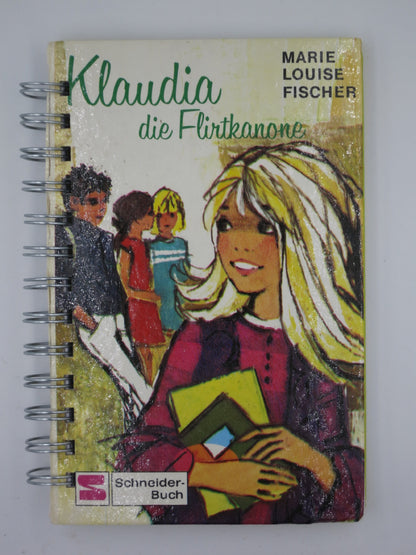 Notizbuch aus altem Kinderbuch NB2 als Blanko Journal