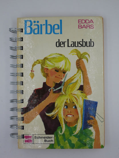 Notizbuch aus altem Kinderbuch NB4 als Upcycling Journal
