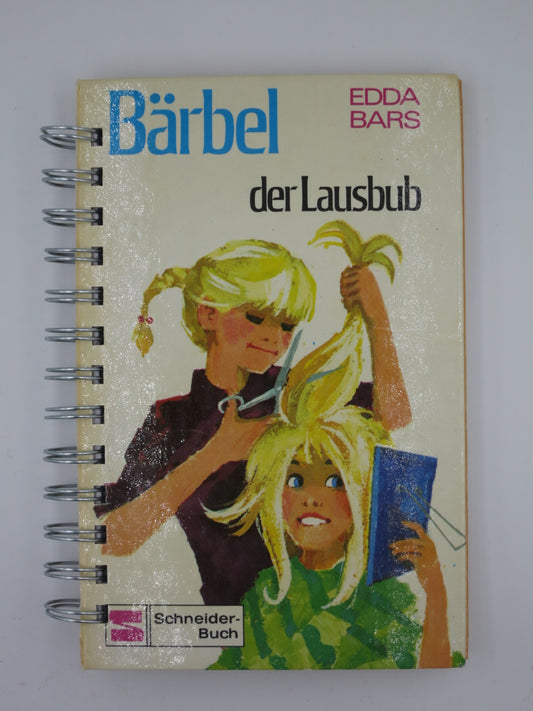 Notizbuch aus altem Kinderbuch NB4 als Upcycling Journal
