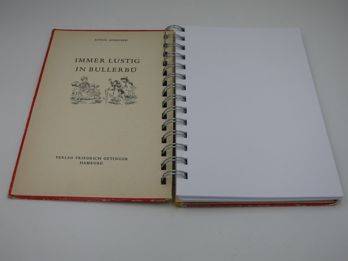 Notizbuch Detailansicht von Innen