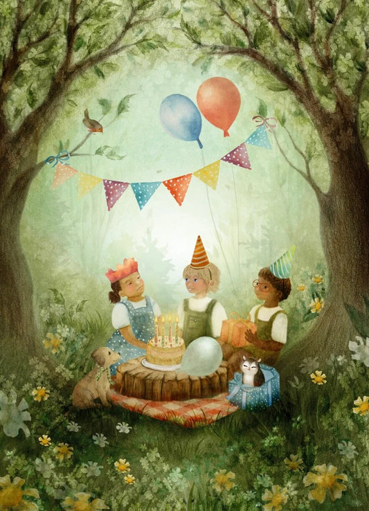 Geburtstagspicknick - Postkarte - Art.Nr. PKSO206