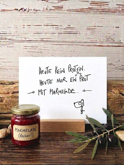 Postkarte Nur ein Prot mit Spruch von Edition Gute Geister