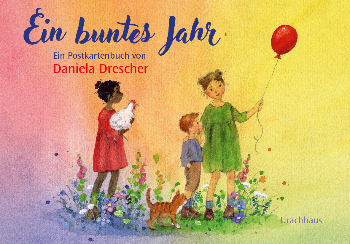 Postkartenbuch Ein buntes Jahr Daniela Drescher - 15 Postkarten fuer den Jahreszeitentisch