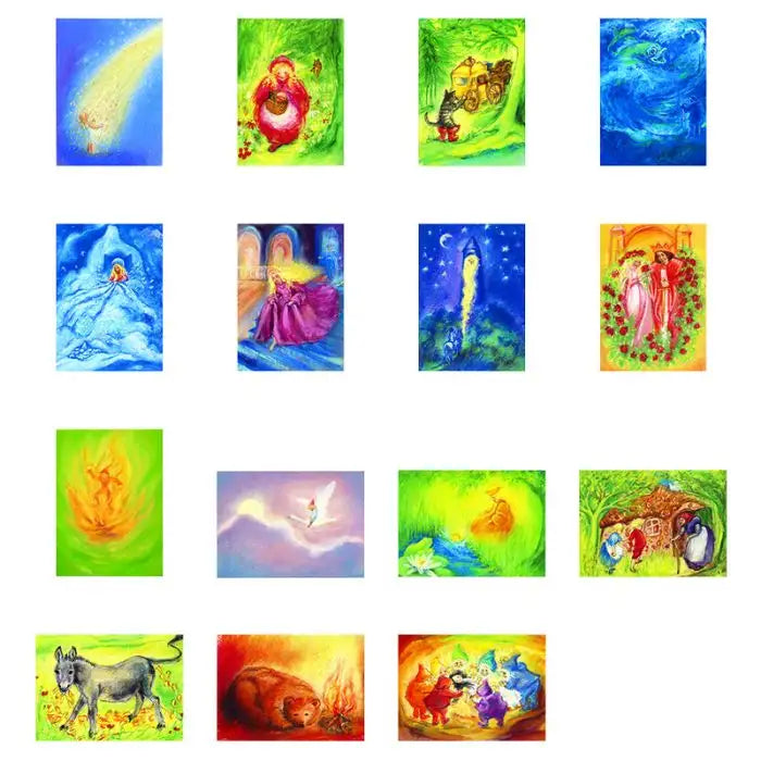 Postkartenset Maerchen Marjan van Zeyl - 15 Postkarten fuer den Jahreszeitentisch