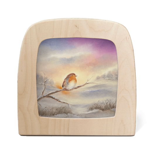 Winter Rotkehlchen - Motiv für die Toverlux Lampe - MO102