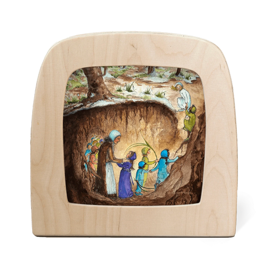 Wurzelkinder im Frühling - Motiv für die Toverlux Lampe - MO83