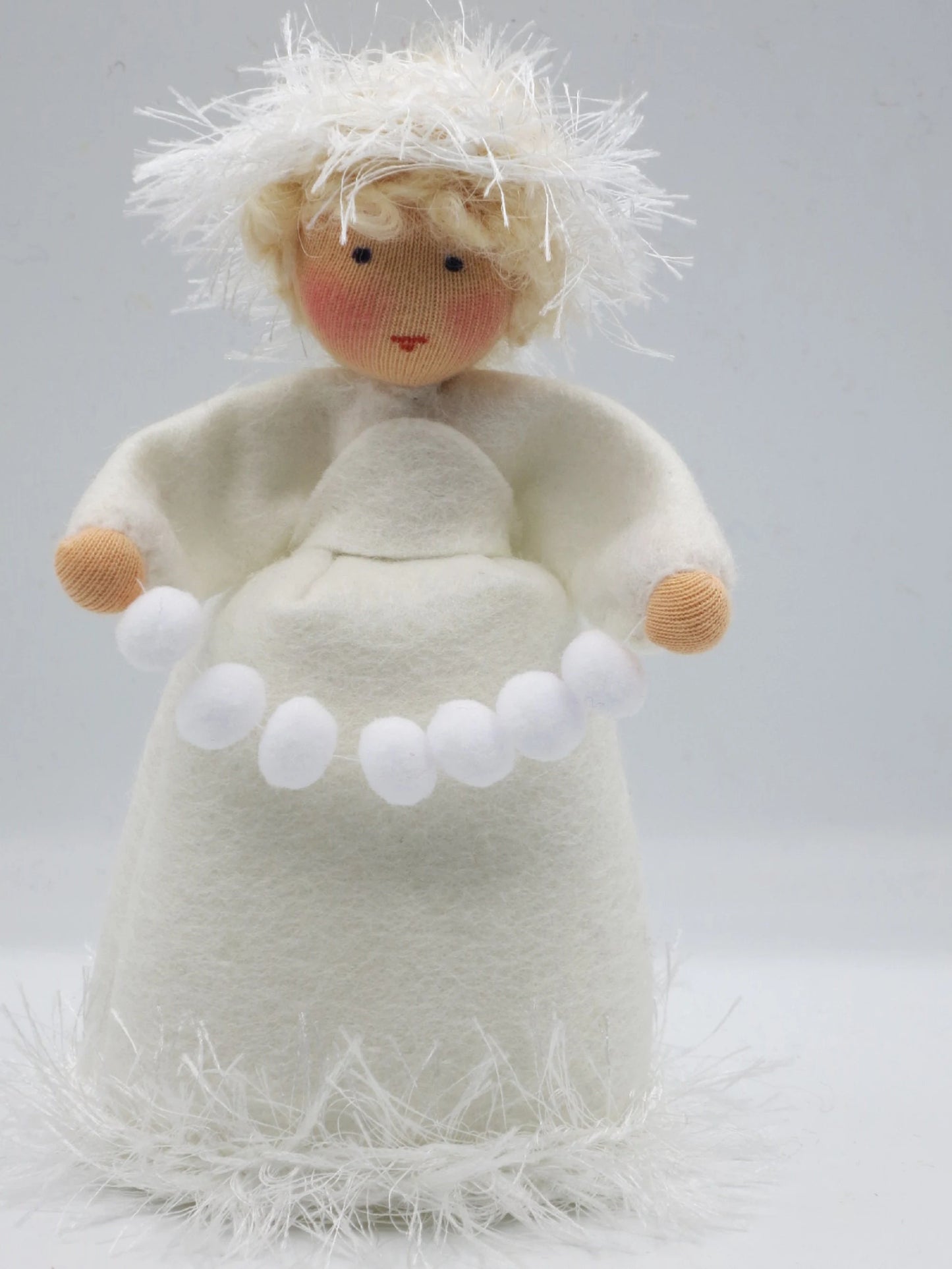 Schneebällchen Blumenkind Variante Links, Nahaufnahme mit Schneeballkette, Art. WI35