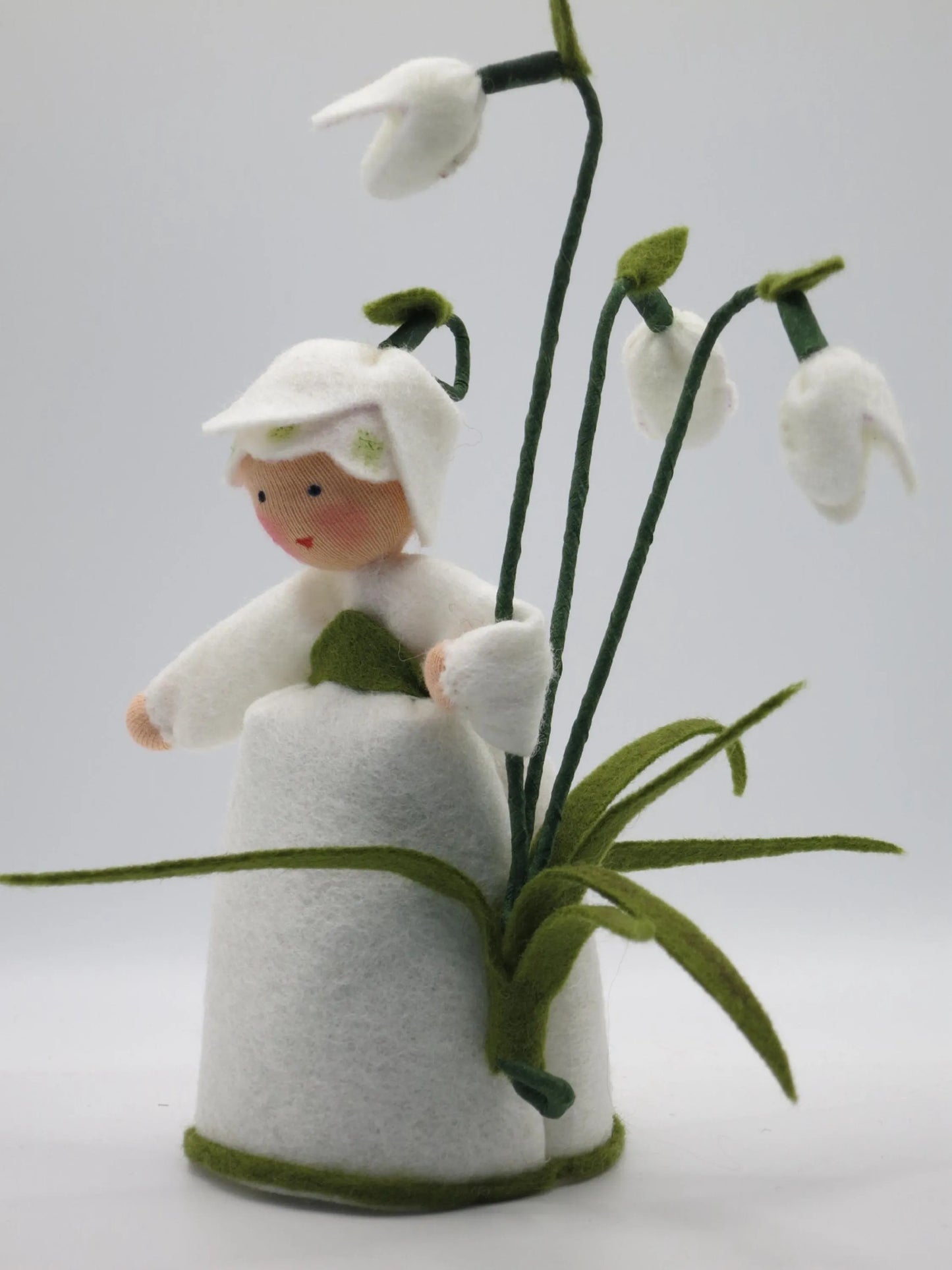 Schneeglöckchen Blumenkind für den Waldorf Jahreszeitentisch im Winter, Art. WI45