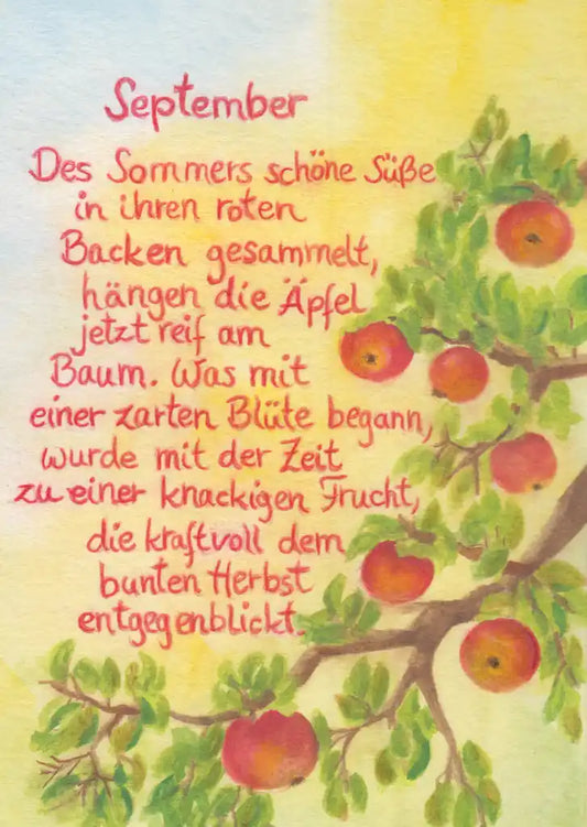 September - Monatspostkarte Art.PKHE218