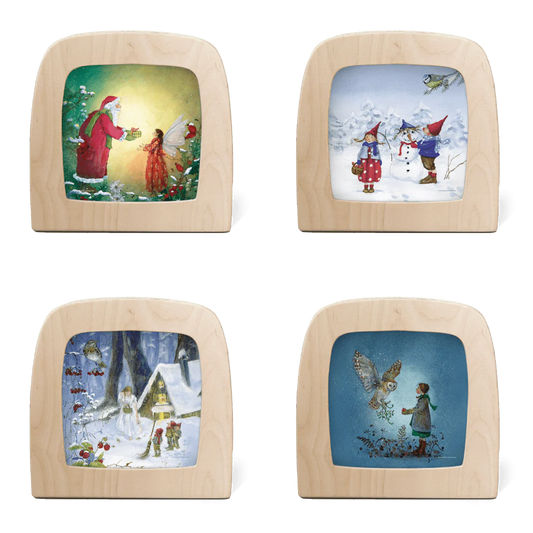 Daniela Drescher Set Winter -  4 Motive für die Toverlux Lampe - MO23