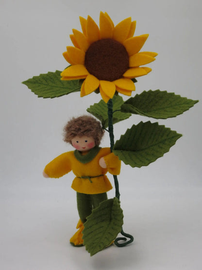 Sonnenblumen Junge -Blumenkind für den Jahreszeitentisch - Art. SO14
