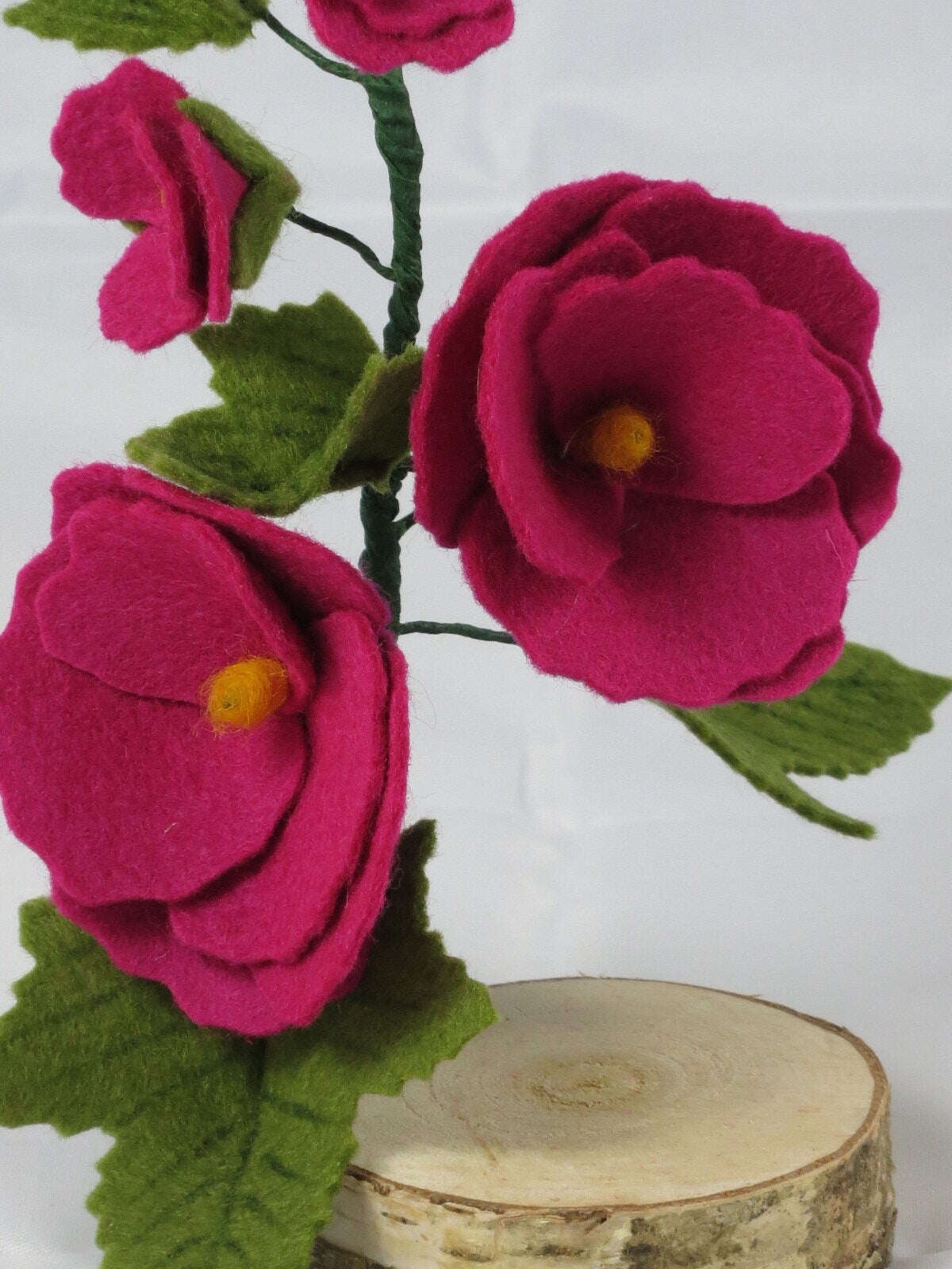 Stockrose Waldorf-Blumenkind für den Hintergrund des Sommer-Jahreszeitentisches