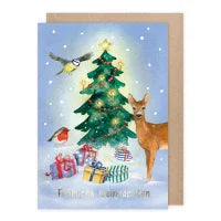 Fröhliche Weihnachten - Weihnachskarte mit Umschlag  Art.Nr.PKWei118