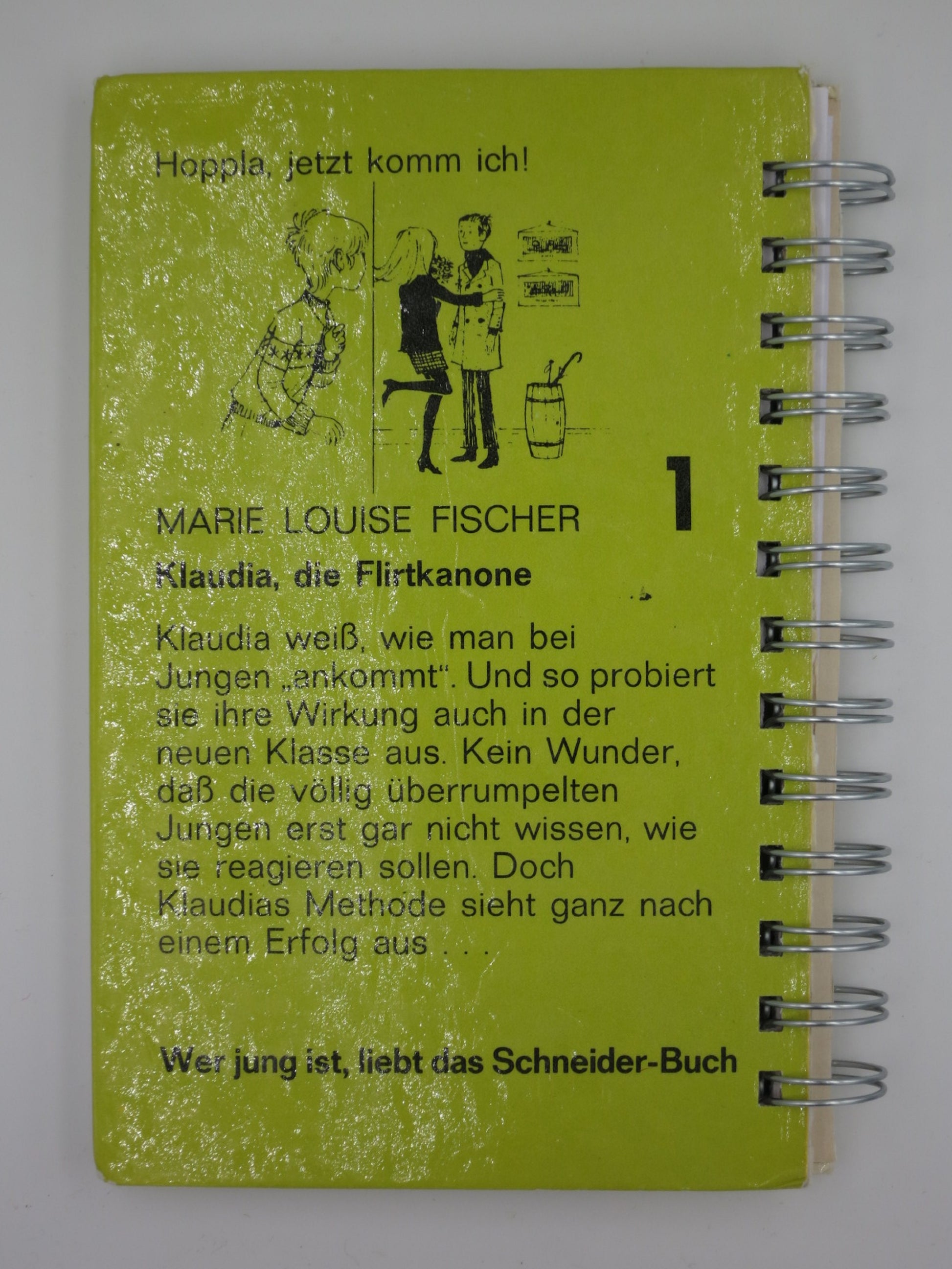 Handgemachtes Upcycling Notizbuch NB2