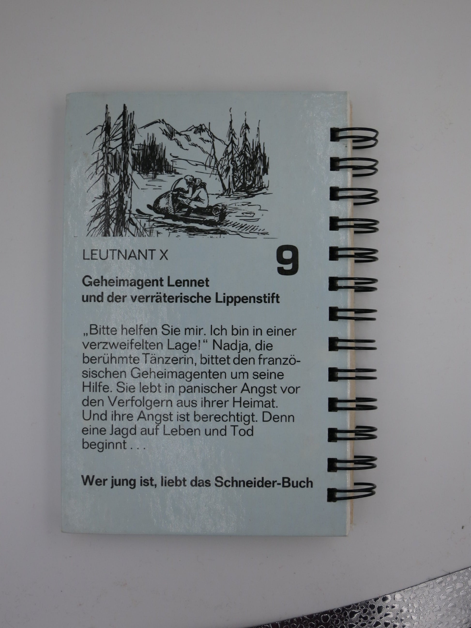 Handgemachtes Upcycling Notizbuch NB5