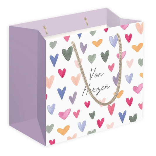 Von Herzen (klein) - Geschenktasche -Geschenkverpackung - Art. GP22
