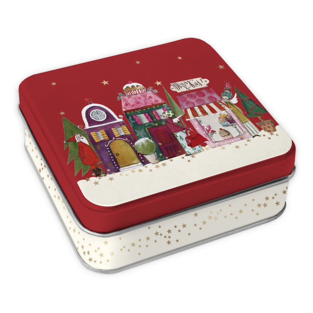 Weihnachtshäuser Geschenkdose GD16 von Silke Leffler
