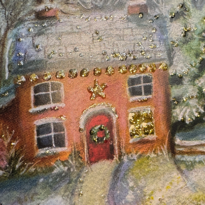 Winterfreude - Postkarte von Ileana Oakley