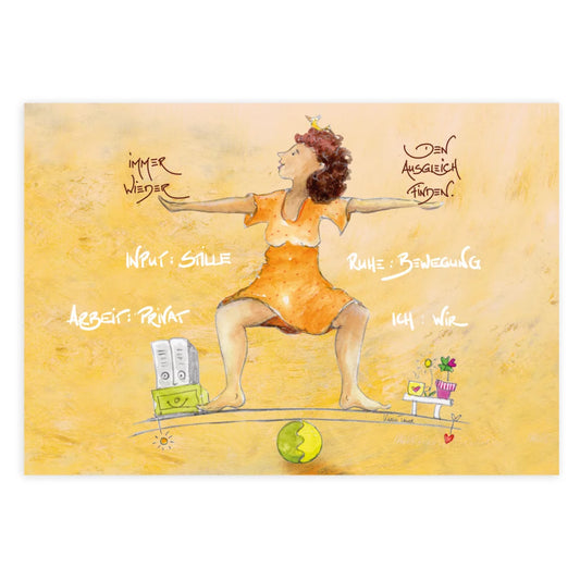 Worklife Balance - Postkarte  - Art.Nr. PKGR112
